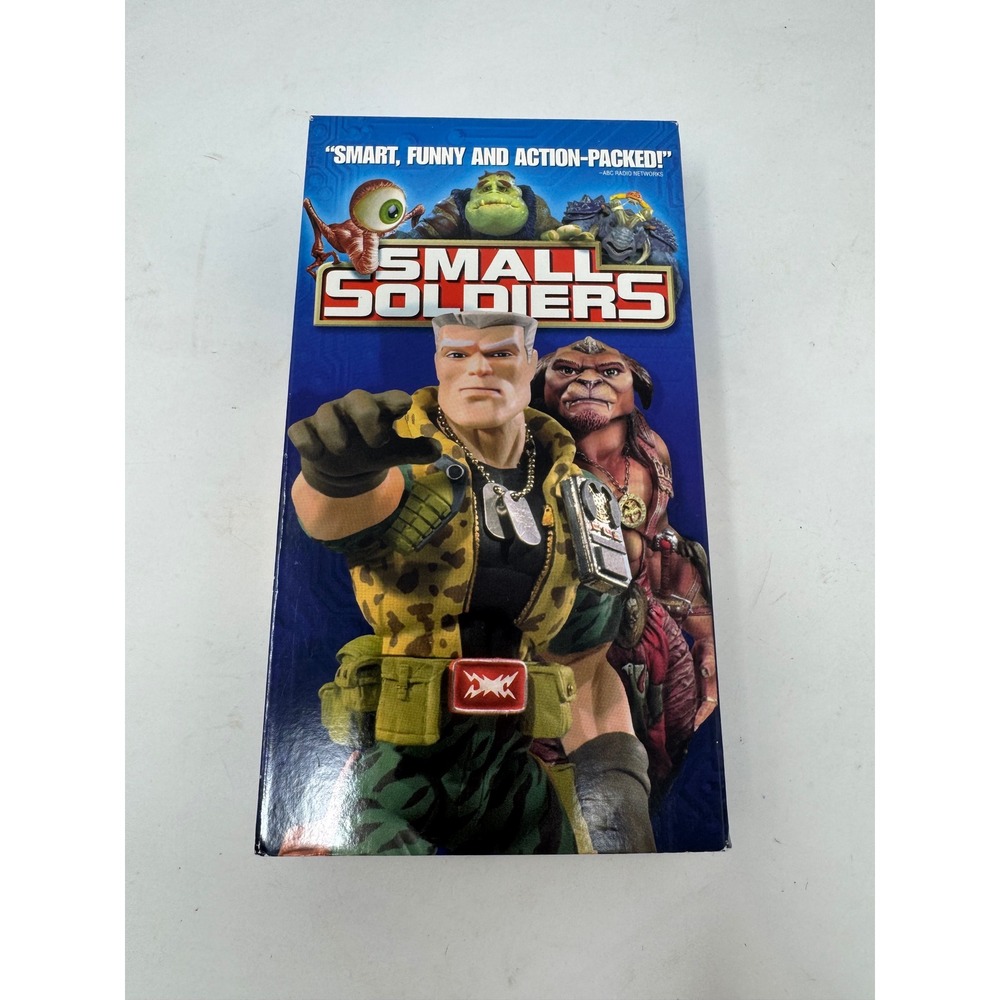 Small Soldiers VHS 1998 DreamWorks Action Adventure Movie Kirsten Dunst PG-13